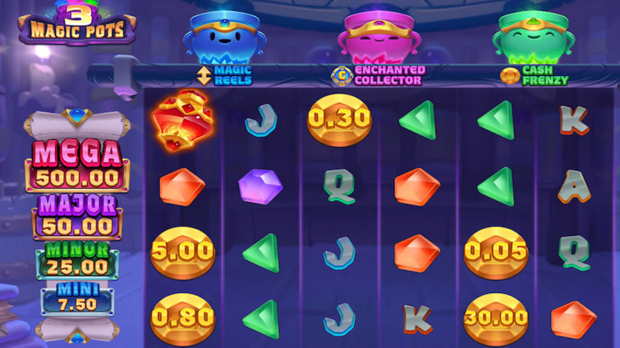 Free spins i 3 Magic Pots