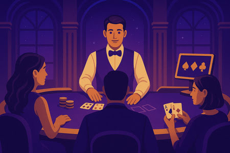 Live casino bord HappyCasino